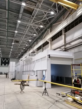 Линия подготовки и покраски рам полуприцепов SPK, г. Елабуга Линия подготовки и покраски рам полуприцепов SPK, г. Елабуга