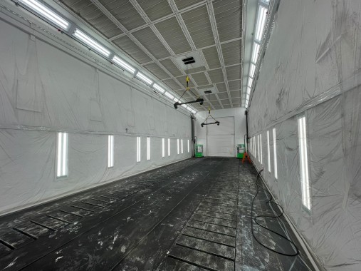 Комплекс камер окрашивания и сушки для автофургонов, полуприцепов, коммунальной и спецтехники в г. Рязань Комплекс камер окрашивания и сушки для автофургонов, полуприцепов, коммунальной и спецтехники в г. Рязань