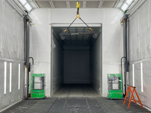 Комплекс камер окрашивания и сушки для автофургонов, полуприцепов, коммунальной и спецтехники в г. Рязань Комплекс камер окрашивания и сушки для автофургонов, полуприцепов, коммунальной и спецтехники в г. Рязань