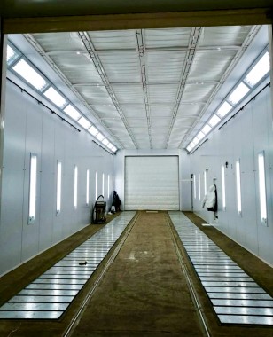 Линия подготовки и покраски рам полуприцепов SPK, г. Елабуга Линия подготовки и покраски рам полуприцепов SPK, г. Елабуга