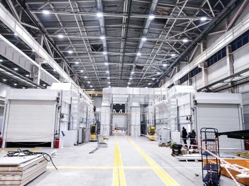 Линия подготовки и покраски рам полуприцепов SPK, г. Елабуга Линия подготовки и покраски рам полуприцепов SPK, г. Елабуга