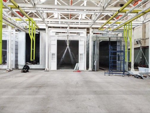 Линия порошковой окраски SPK, г. Урюпинск Линия порошковой окраски SPK, г. Урюпинск