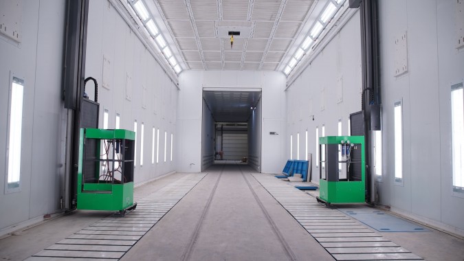 Комплекс камер окрашивания и сушки для автофургонов, полуприцепов, коммунальной и спецтехники в г. Рязань Комплекс камер окрашивания и сушки для автофургонов, полуприцепов, коммунальной и спецтехники в г. Рязань