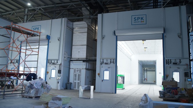 Комплекс камер окрашивания и сушки для автофургонов, полуприцепов, коммунальной и спецтехники в г. Рязань Комплекс камер окрашивания и сушки для автофургонов, полуприцепов, коммунальной и спецтехники в г. Рязань