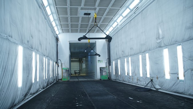 Комплекс камер окрашивания и сушки для автофургонов, полуприцепов, коммунальной и спецтехники в г. Рязань Комплекс камер окрашивания и сушки для автофургонов, полуприцепов, коммунальной и спецтехники в г. Рязань