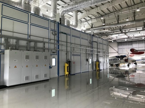 Камера покрасочно-сушильная для деталей самолетов SPK-22.6.5 Камера покраски для авиадеталей SPK GROUP