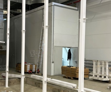 Двухсекционная окрасочно-сушильная камера для автоспецтехники, г. Н. Новгород Двухсекционная окрасочно-сушильная камера для автоспецтехники, г. Н. Новгород