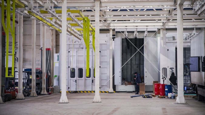 Линия порошковой окраски SPK, г. Урюпинск Линия порошковой окраски SPK, г. Урюпинск