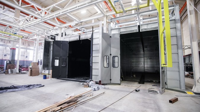 Линия порошковой окраски SPK, г. Урюпинск Линия порошковой окраски SPK, г. Урюпинск