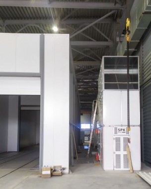 Окрасочно-сушильная камера для спецтехники SPK-18.6.6, г. Миасс Окрасочно-сушильная камера для спецтехники SPK-18.6.6, г. Миасс