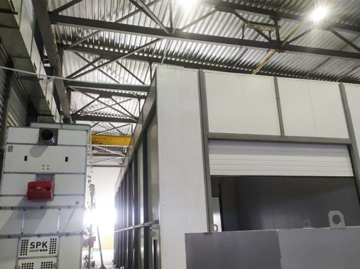 Окрасочно-сушильная камера для спецтехники SPK-18.6.6, г. Миасс Окрасочно-сушильная камера для спецтехники SPK-18.6.6, г. Миасс