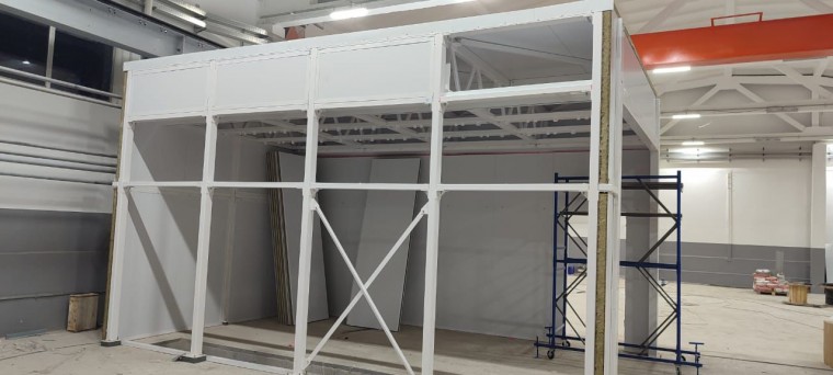 Окрасочно-сушильная камера SPK-SCB-6.4.4, г. Новокузнецк Окрасочно-сушильная камера SPK-SCB-6.4.4, г. Новокузнецк