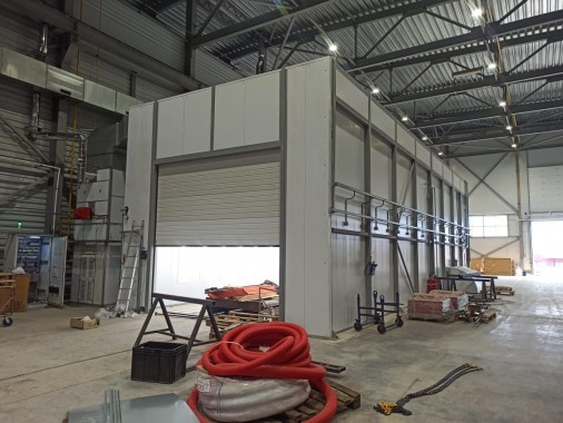 Окрасочно-сушильная камера для спецтехники SPK-18.6.6, г. Миасс Окрасочно-сушильная камера для спецтехники SPK-18.6.6, г. Миасс