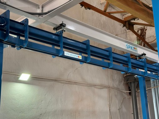 Комплекс подготовки и окраски металлоконструкций SPK с конвейером, г. Оренбург Комплекс подготовки и окраски металлоконструкций SPK GROUP с конвейером, г. Оренбург