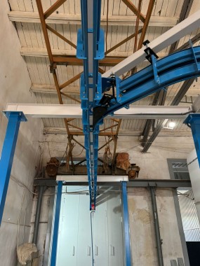 Комплекс подготовки и окраски металлоконструкций SPK с конвейером, г. Оренбург Комплекс подготовки и окраски металлоконструкций SPK GROUP с конвейером, г. Оренбург