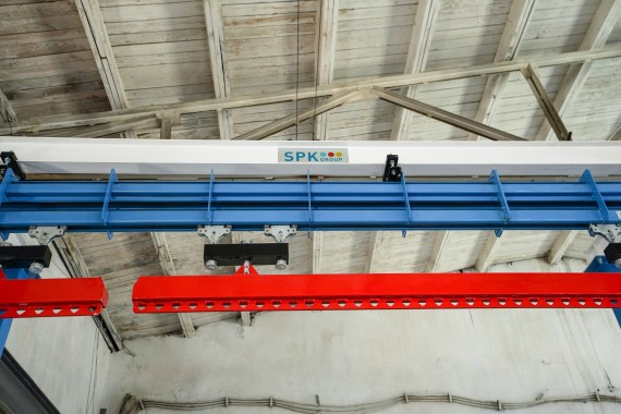 Комплекс подготовки и окраски металлоконструкций SPK с конвейером, г. Оренбург Комплекс подготовки и окраски металлоконструкций SPK GROUP с конвейером, г. Оренбург