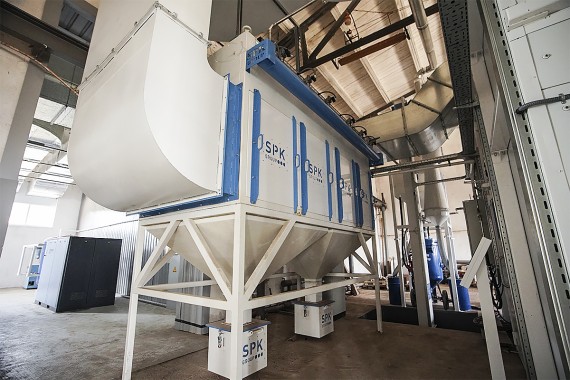 Комплекс подготовки и окраски металлоконструкций SPK с конвейером, г. Оренбург Комплекс подготовки и окраски металлоконструкций SPK GROUP с конвейером, г. Оренбург