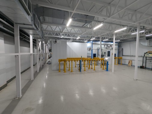 Автоматизированная линия SPK для покраски деталей электровентиляторов и электродвигателей, г. Пермь Автоматизированная линия SPK GROUP для покраски деталей электровентиляторов и электродвигателей, г. Пермь