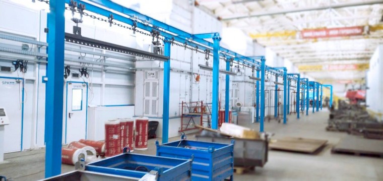 Окрасочно-сушильный комплекс с конвейером SPK GROUP, г. Брянск Окрасочно-сушильный комплекс с конвейером SPK GROUP, г. Брянск