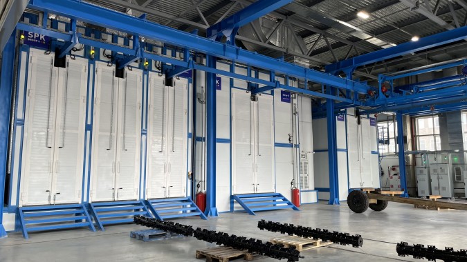 Комплекс подготовки, покраски и сушки SPK с подвесным конвейером, г. Барнаул Комплекс подготовки, покраски и сушки SPK GROUP с подвесным конвейером, г. Барнаул