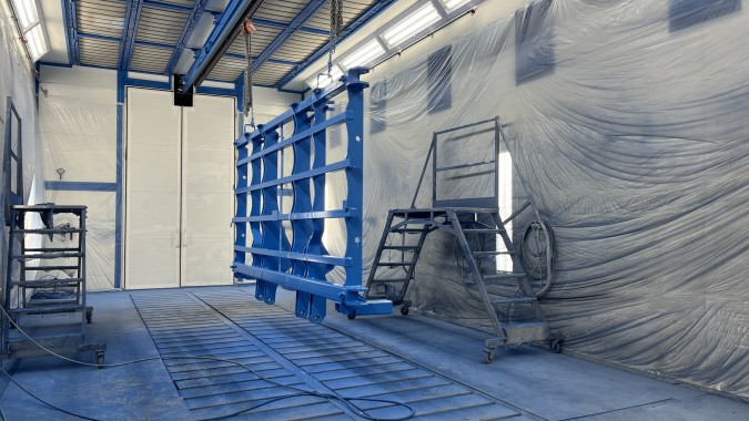 Комплекс подготовки, покраски и сушки SPK с подвесным конвейером, г. Барнаул Комплекс подготовки, покраски и сушки SPK GROUP с подвесным конвейером, г. Барнаул