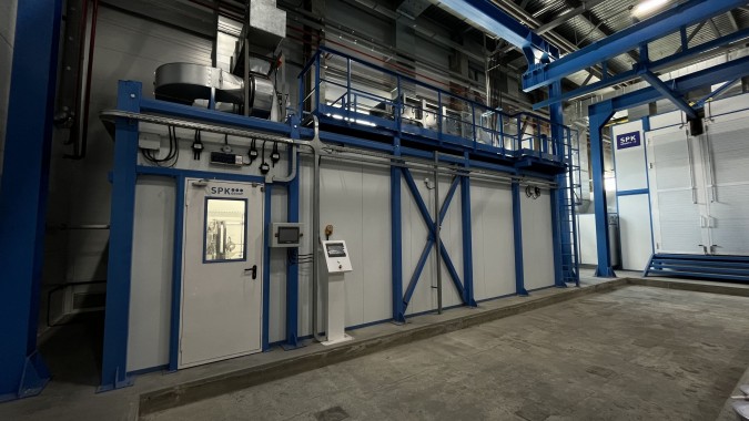 Комплекс подготовки, покраски и сушки SPK с подвесным конвейером, г. Барнаул Комплекс подготовки, покраски и сушки SPK GROUP с подвесным конвейером, г. Барнаул