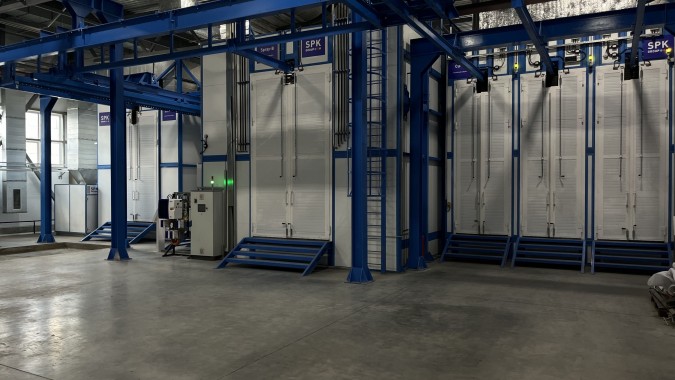 Комплекс подготовки, покраски и сушки SPK с подвесным конвейером, г. Барнаул Комплекс подготовки, покраски и сушки SPK GROUP с подвесным конвейером, г. Барнаул