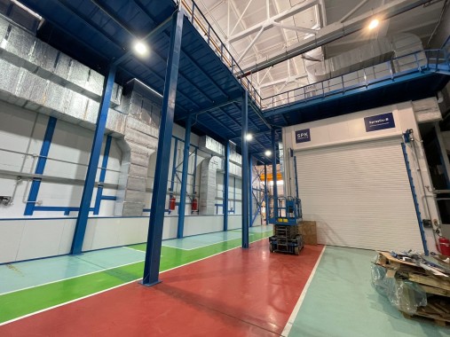 Комплекс подготовки и окраски поверхности для трамваев SPK, г. Тверь