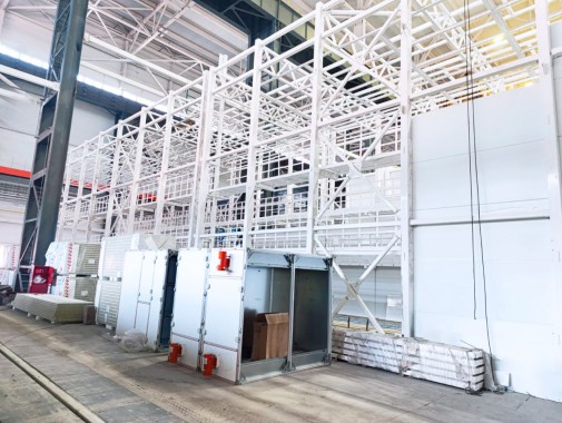 Дробеструйная и окрасочно-сушильная камера в комплексе SPK, г. Магнитогорск