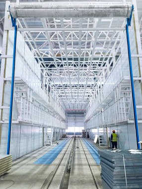 Дробеструйная и окрасочно-сушильная камера в комплексе SPK, г. Магнитогорск