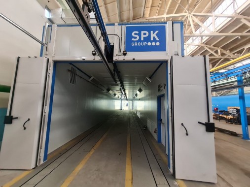 Окрасочно-сушильный комплекст SPK GROUP, г. Брянск