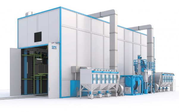 Роботизированная линия окраски для жд вагонов SPK Роботизированная линия окраски для жд вагонов SPK