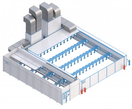 Роботизированная линия окраски труб SPK Роботизированная линия окраски труб SPK GROUP