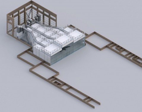 Камера окраски и сушки для самолетов SPK-SCB-37.35.13/8 Камера окраски и сушки для самолетов SPK-SCB-37.35.13/8