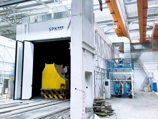 Тупиковая дробеструйная камера SPK, Московская обл.