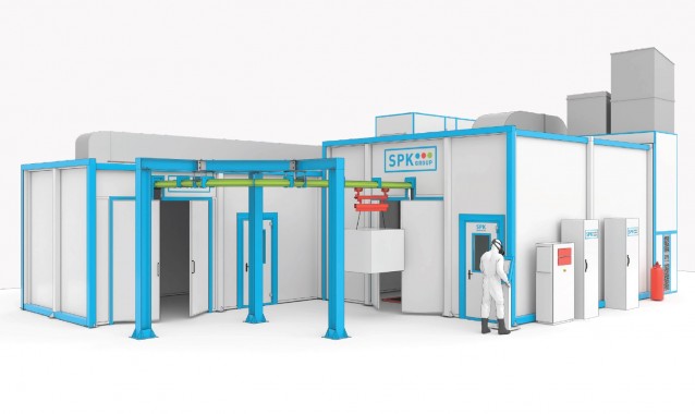 Участок окраски SPK GROUP для мелкогабаритных деталей и сборочных единиц