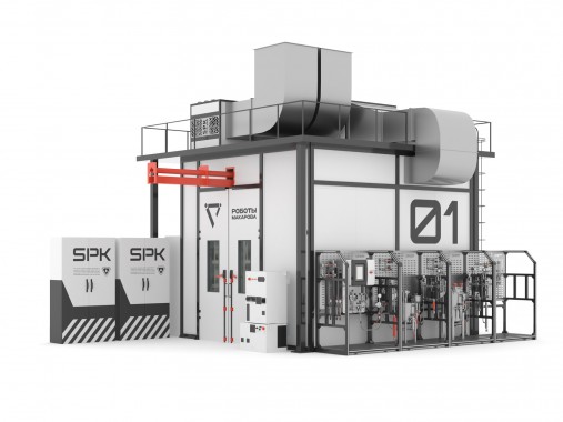 Роботизированный окрасочный комплекс SPK Роботизированный окрасочный комплекс SPK