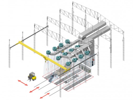 Зона открытой окраски для строительных металлоконструкций SPK-OPSS-24.6 Зона открытой окраски для строительных металлоконструкций SPK-OPSS-24.6