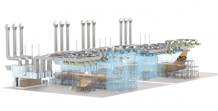 Покрасочная камера для авиации SPK Покрасочная камера для авиации SPK
