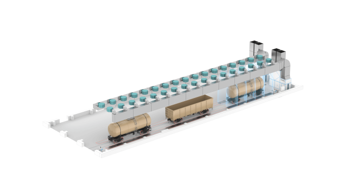 Зона открытой окраски для жд вагонов и цистерн SPK