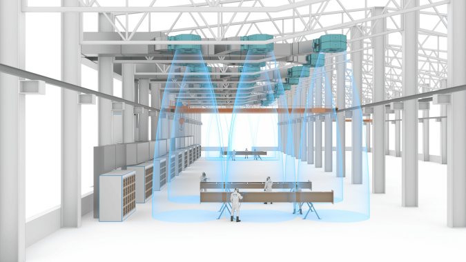 Зона открытой окраски SPK для металлоконструкций