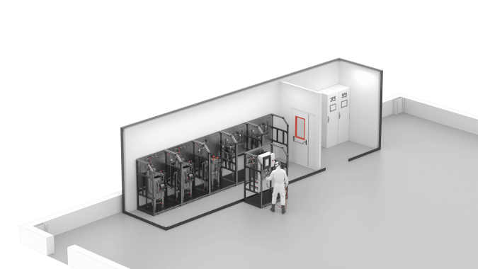 Комплекс оборудования подготовки, подачи, смешивания и нанесения ЛКМ