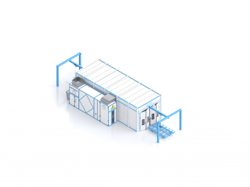 Окрасочно-сушильная камера SРК-SCB-7.4.4