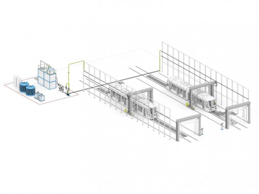 Технологическое оборудование для дождевания SPK для трамваев