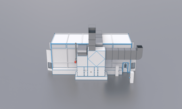 Уличная окрасочно-сушильная камера SPK-16.6.5
