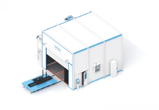 Дробеструйная камера для автомобильных шасси SPK-7.6.5