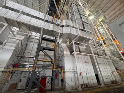 Дробеструйная и окрасочно-сушильная камера в комплексе SPK, г. Магнитогорск