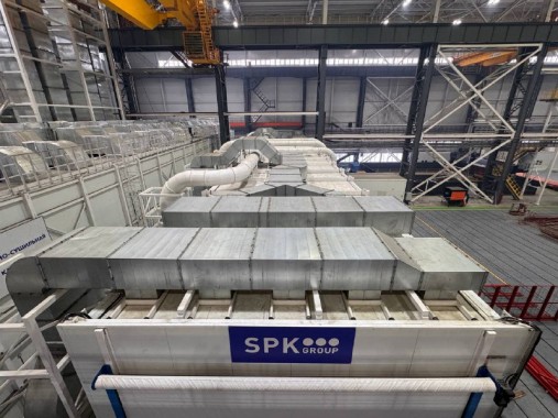 Дробеструйная и окрасочно-сушильная камера в комплексе SPK, г. Магнитогорск