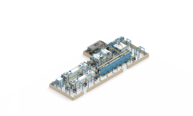 Линия окраски кабин и деталей спецтехники SPK