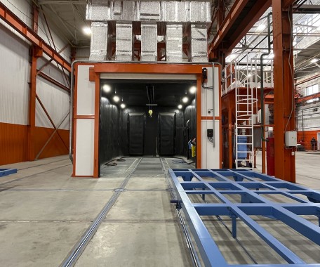 Окрасочно-сушильный комплекс SPK GROUP. г. Челябинск